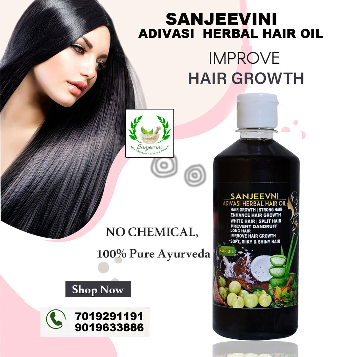 ADIVASI SANJEEVINI HERBAL HAIR OIL