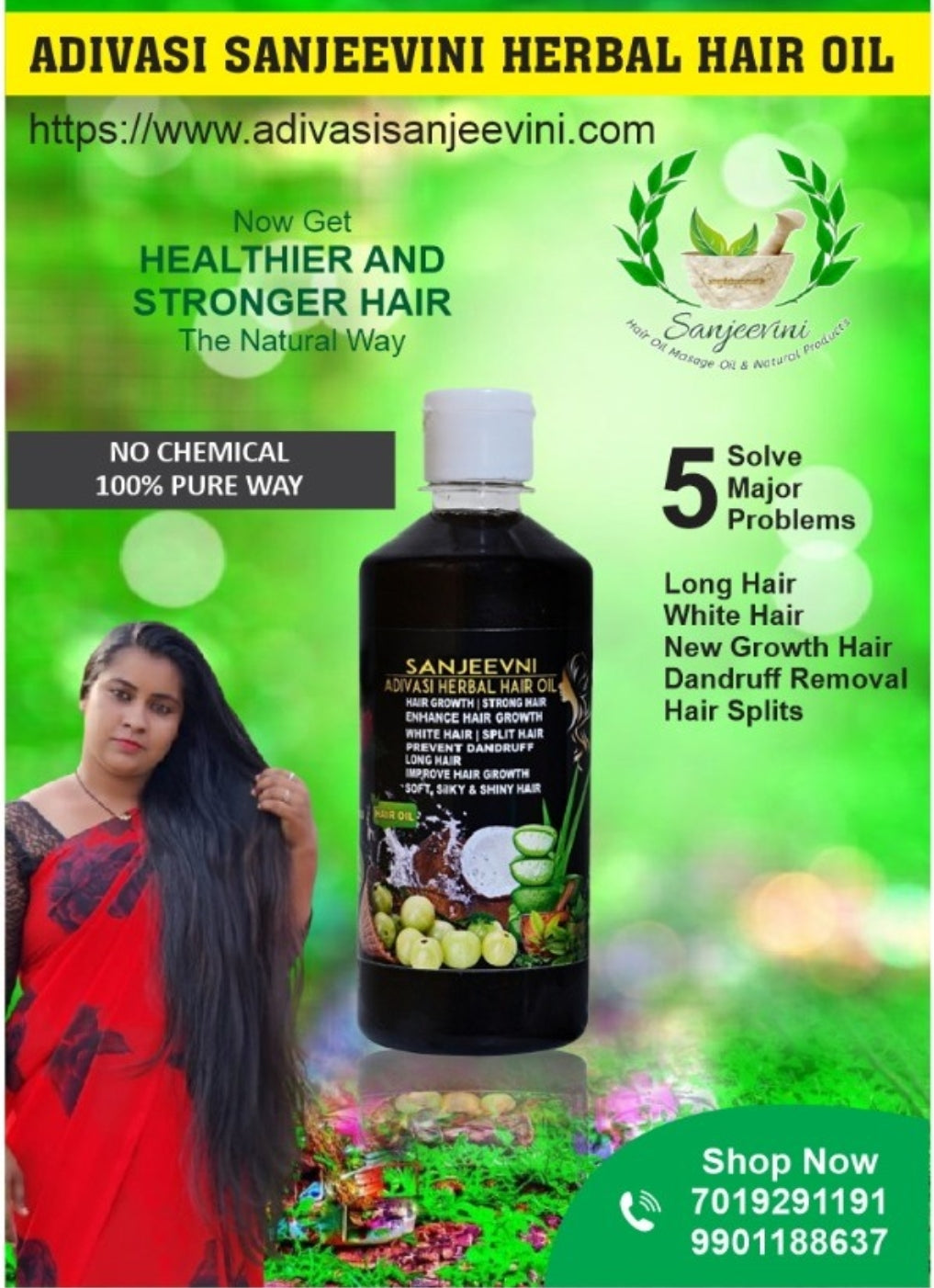 ADIVASI SANJEEVINI HERBAL HAIR OIL