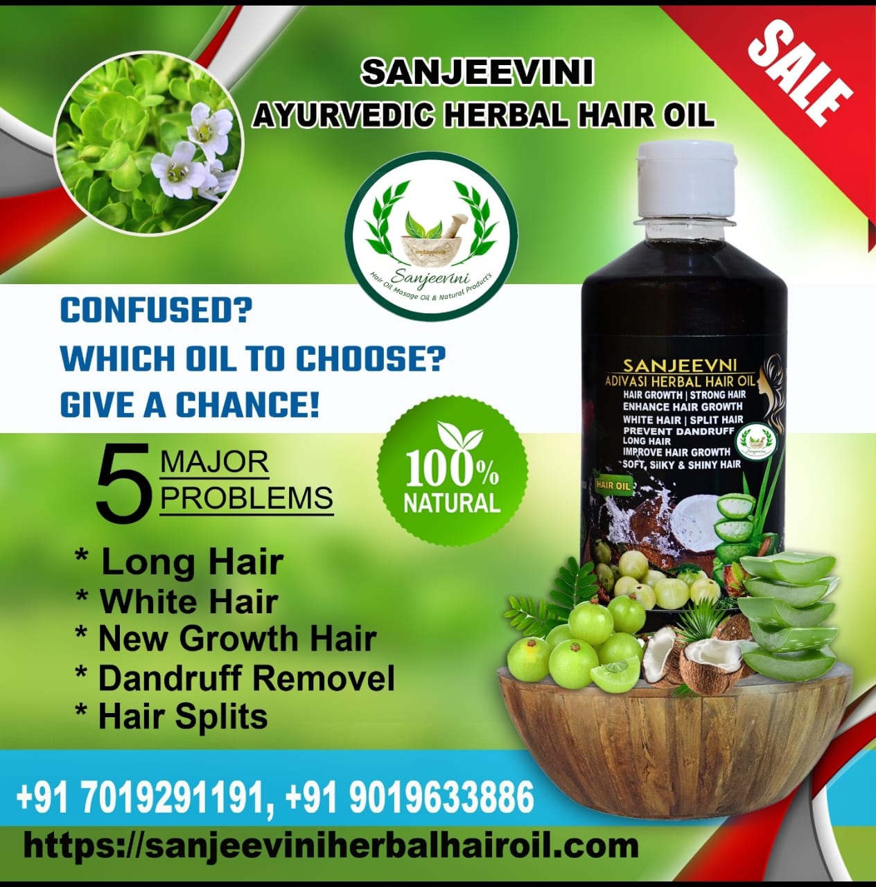 ADIVASI SANJEEVINI HERBAL HAIR OIL